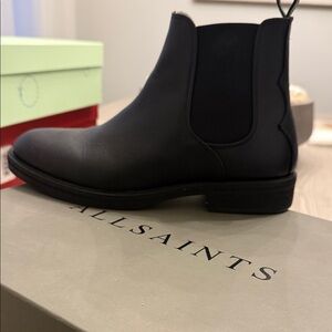 All Saints Black Chelsea Boots Sz 8 41
